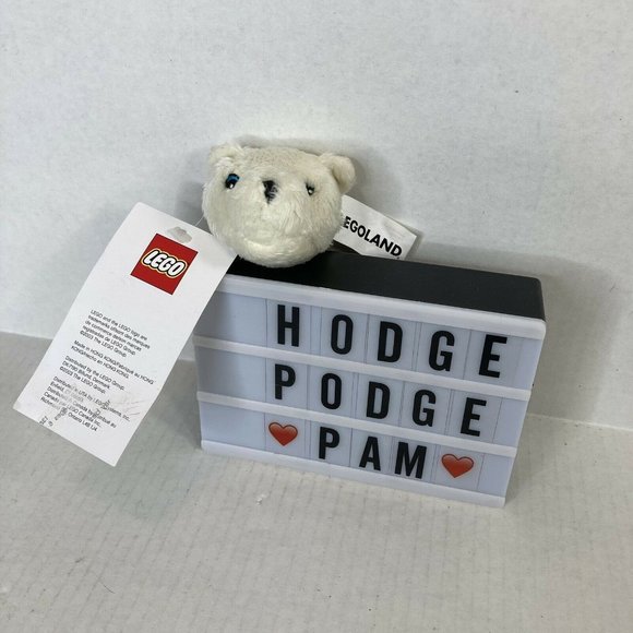 Lego Legoland Mini Plush Toy Finger Puppet Bear - Picture 8 of 9